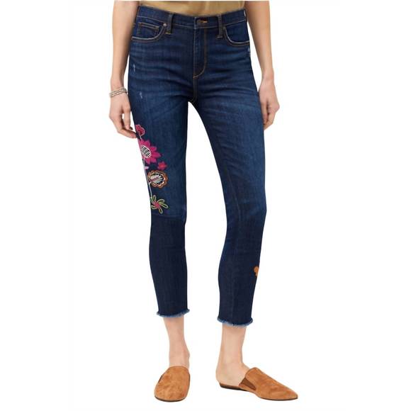 NEW JOHNNY WAS maxima the cropped skinny jean in dark wash